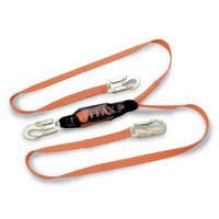 Honeywell T6121TB/6FTAF Miller 6' Titan T-Bak Double Leg Tie-Back Lanyard With Shock Absorber